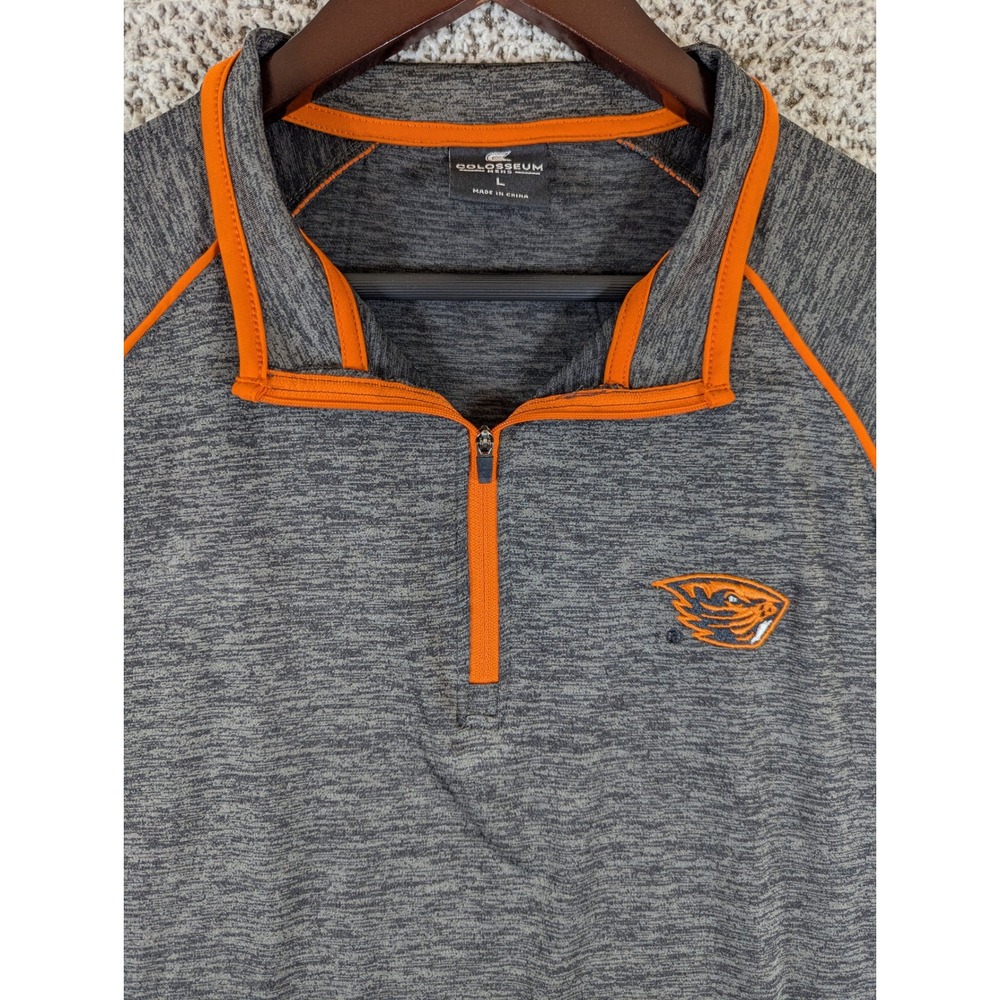 Oregon State Beavers OSU Colosseum Pullover 1/4‎ Zip Athletic L